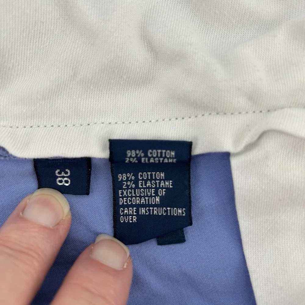 Polo Golf Ralph Lauren Shorts Mens 38 Blue Stretch‎ Twill Chino Golf Coastal